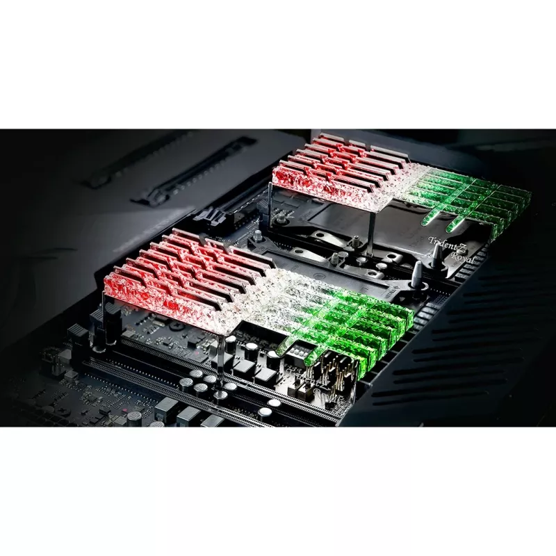 DIMM 64 GB DDR4-3600 (4x 16 GB) Quad-Kit, Speicher Silber, F4-3600C16Q-64GTRSC, Trident Z Royal, INTEL XMP