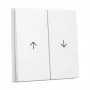 gira Wippabdeckung 2-fach Pfeil System 55 reinweiß (Modell 329403)