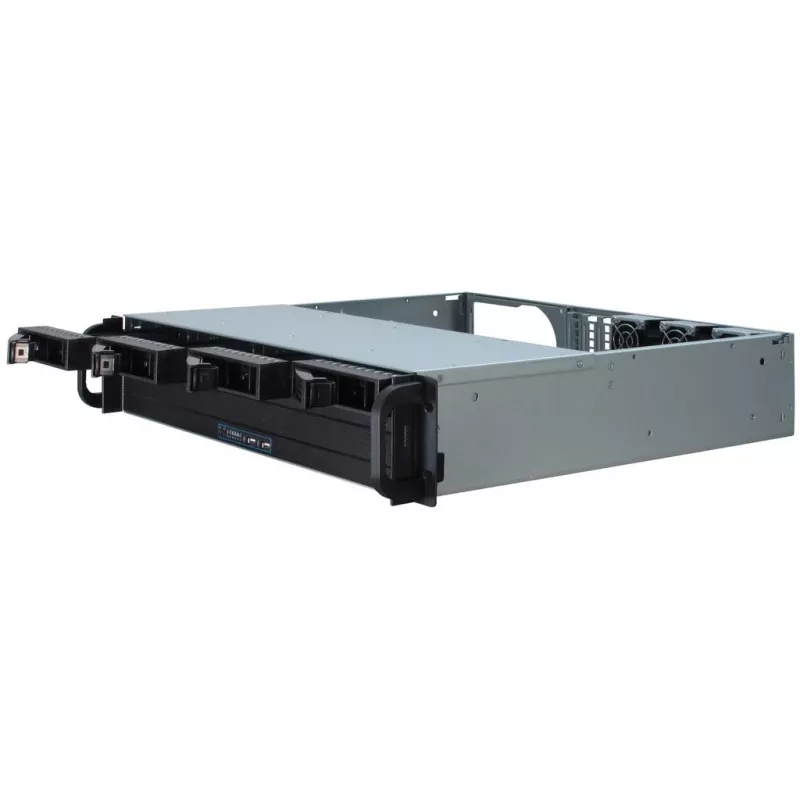 Inter-Tech IPC 2U-2404S - Rack - einbaufähig - 2U - micro ATX