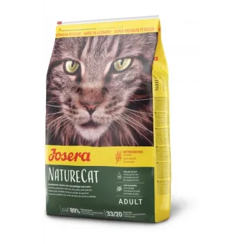 Trockenfutter für Katzen JOSERA NatureCat Adult Geflügel & Lachs 2 kg, getreidefrei, 33% Protein, 20% Fett