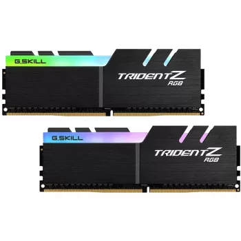 DIMM 16 GB DDR4-3600 (2x 8 GB) Dual-Kit, Arbeitsspeicher schwarz, F4-3600C18D-16GTZR, Trident Z RGB, INTEL XMP