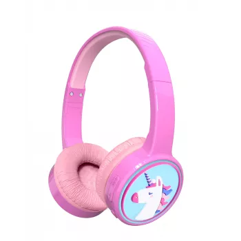 Denver BTH-106P Kopfhörer/Headset kabelgebunden & kabellos Kopfbügel Anrufe/Musik Bluetooth Pink