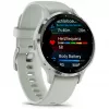 Garmin Venu 3S 3,05 cm (1,2 inch) AMOLED 41 mm Digital 390 x 390 Pixel Touchscreen Grau, Silber Wi-Fi GPS (Satellit)