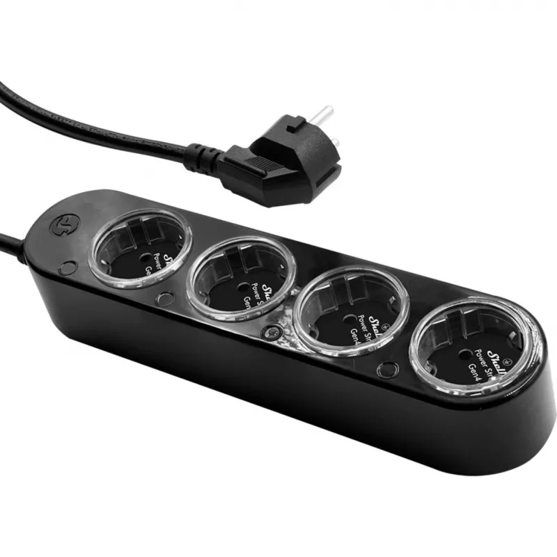 Steckdosenleiste Shelly Plug & Play PS4 Gen4 — 4 Steckdosen, 12 A pro Steckdose
