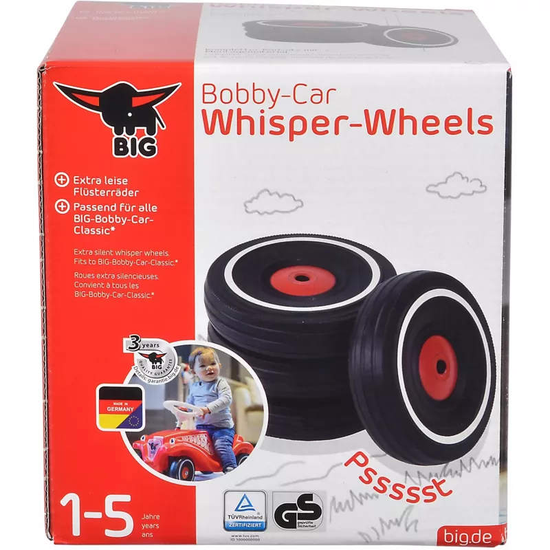 Rutschauto Simba-Dickie BIG Bobby-Car Whisper Wheels, geräuscharmer Radsatz