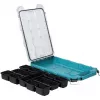 MAKTRAK Organizer Flat M, Werkzeugkoffer Blau/transparent, transparenter Deckel