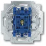 Busch-Jaeger 2020 USGL 1P blau metallic — 1-poliger Schalter, 250 V, 10 A, 71×71×25 mm