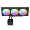 Gamemax CPU-Flüssigkeitskühler | GLACIER 360 LCD BK | Intel, AMD