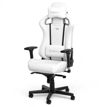Universeller Gaming-Stuhl noblechairs NBL-EPC-PU-WED — gepolsterte Sitzfläche, 120 kg maximal, Höhe 129,5–139,5 cm, Tiefe 565 mm