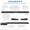 USB-C Dock, Triple Display – 4K HDMI & DP, VGA, USB 3.2 Gen 1, USB-A/C-Hub, GbE, 100 W PD-Ladung