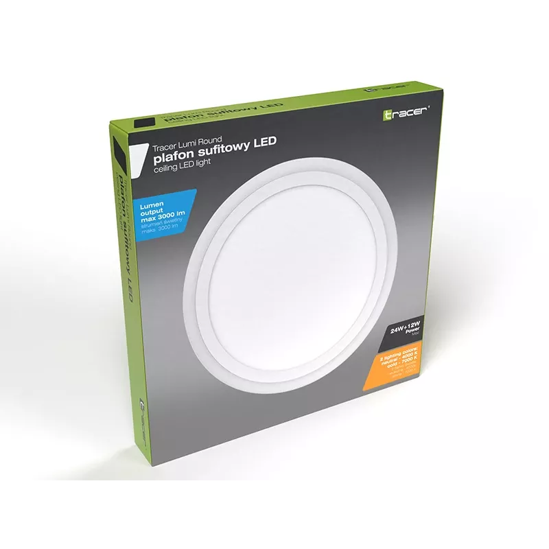 Deckenleuchte TRACER TRAOSW47320 LED rund 18W 3000K