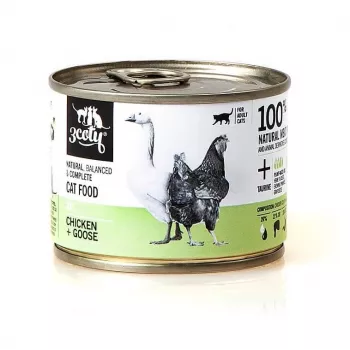 Nassfutter für Katzen 3coty 3COTY 29 Huhn und Gans, 180-g-Dose, ausgewachsen, getreidefrei, gluten- und sojafrei
