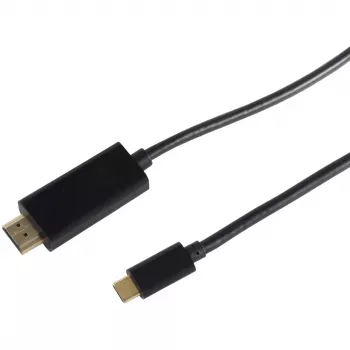 HDMI-Kabel ShiverPeaks BS10-56025 1 m HDMI Typ A auf Typ C Mini Schwarz