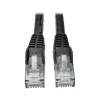 Eaton Tripp Lite Serie Cat6 Gigabit Snagless Molded (UTP) Ethernet-Kabel (RJ45 M/M), PoE, Schwarz, 1,52 m - Patchkabel - RJ-45 (M) zu RJ-45 (M) - 1,52 m - UTP - CAT 6 - Moulded