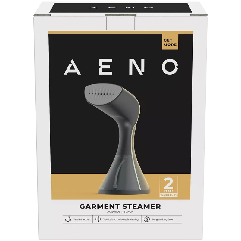 AENO Hand-Dampfglätter GS3, 1500 W, abnehmbarer Wassertank, 3 Dampfmodi