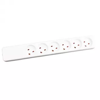 Steckdosenleiste Garbot Z66000108-PA01 6 AC-Ausgänge Innenbereich Weiß