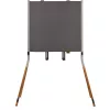 One for All Falcon Universal WM 7481 - Standfuß - für LCD-TV / Soundbar - Nussbaum, Anthrazit - Bildschirmgröße: 81,3–177,8 cm (32–70)