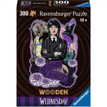Puzzle Ravensburger Wooden Puzzle Wednesday 300 Teile, Holzteile, 300 Stück