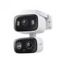 IP-Sicherheitskamera TP‑LINK Tapo C246D — 3MP (2304×1296), 2,8 mm, 107,8° Sichtfeld, PTZ-Dualobjektiv, IP65, Wi‑Fi/Gigabit, microSD bis 512 GB