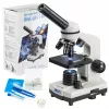 Optisches Verbundmikroskop Deltaoptical DO-3210 – monokular, 3 achromatische Objektive, LED-Beleuchtung, 40–400×, 45° geneigter drehbarer Kopf