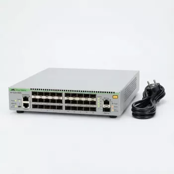 Allied Telesis Dieser Preis dient nur zu Budgetzwecken 10 Gigabit Layer 3 Lite Stackable Switch, 18x SFP+ Ports, EU-Netzkabel. inkl. LLW (AT-X250-18XS-50)