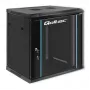 19-Zoll-Rackschrank QOLTEC 54464 12U 600x635x450 Schwarz