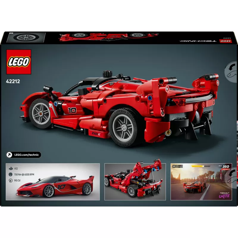 LEGO Technic Ferrari FXX K Modell im Maßstab 1:10, 897 Teile, ab 10 Jahren
