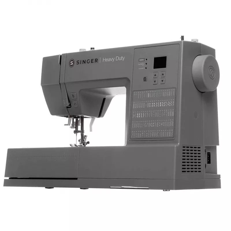 SINGER Nähautomat HD6605 – elektrisch, 1-Stufen-Knopfloch, Freiarm, grau, 6 kg