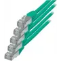Netzwerkkabel ShiverPeaks 75711-HG-SET5 Grün Cat6 S/FTP RJ45-RJ45 1 m