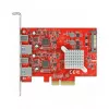 Erweiterungskarte DeLOCK PCI Express x4 auf USB 10 Gbit/s 2x Typ-A 2x Typ-C