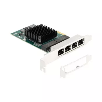 DeLOCK PCI Express x1 Karte auf 4 x RJ45 Gigabit LAN BCM