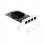 DeLOCK PCI Express x1 Karte auf 4 x RJ45 Gigabit LAN BCM