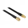Koaxialkabel DeLOCK 88930 0,9 m SMA Schwarz