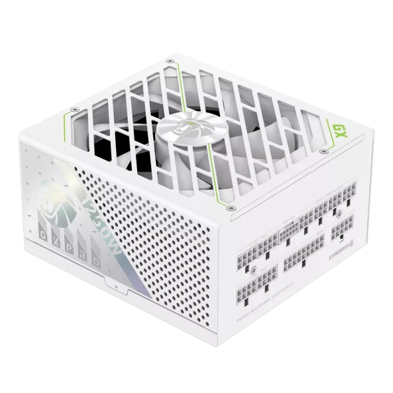Gamemax Netzteil, 80 PLUS, Gold | GX PRO 1250G WH | 1250 W