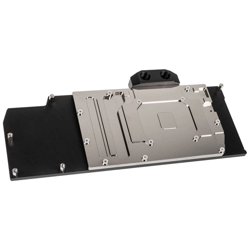 Watercool Fullcover-GPU-Wasserkühler Heatkiller IV für Radeon RX 5700 XT — Acetal-Oberseite mit vernickelter Kupferbasis