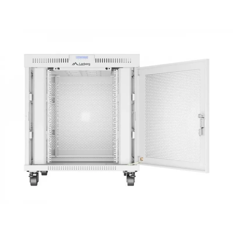 Rackschrank LANBERG FF01-8015-23SL 19 Zoll 15 HE, grau, perforierte Fronttür