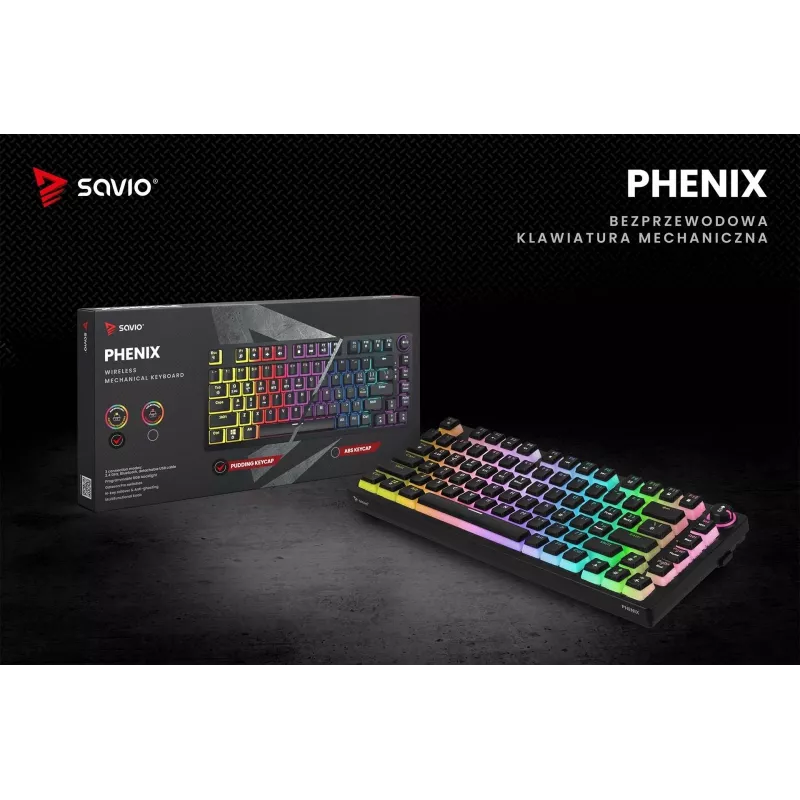 Savio SAVGK-PHENIX YELLOW PUDDING Gelb USB