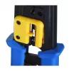 Crimpzange Alantec NI040 für RJ-45-Stecker, Stahlkonstruktion, Kunststoffgriffe, schwarz/blau