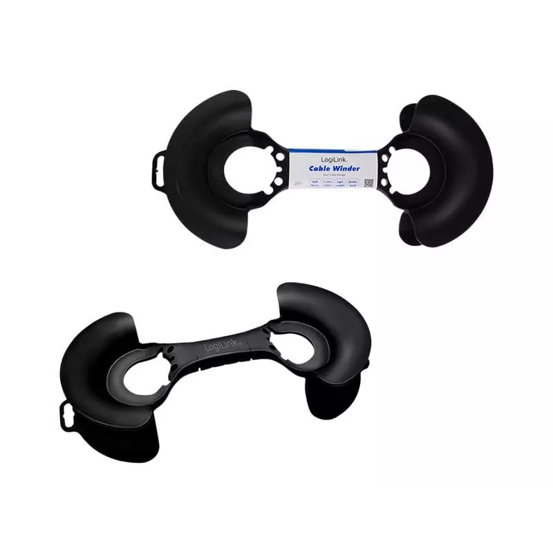 Kabel-Organizer LogiLink KAB0068 Universal Schwarz Polypropylen 1 Stück