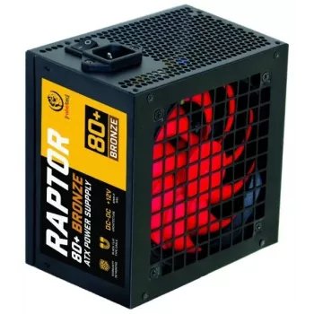 Netzteil RAPTOR 600W BRONZE 80+, Single Rail, DC-DC
