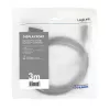 Videokabeladapter LogiLink CV0132 DisplayPort zu DVI 3m Schwarz