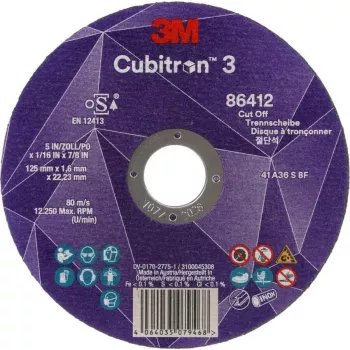 3M 86412 - Trennscheibe - Metall - Keramikfaser - 12250 U/min - Rund - 2,22 cm (7100303829)