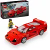 LEGO Speed Champions Ferrari F40 Supercar – baubares Fahrzeug-Spielzeugauto für Jungen und Mädchen ab 9 Jahren mit Fahrer-Minifigur, Kinderzimmer-Deko