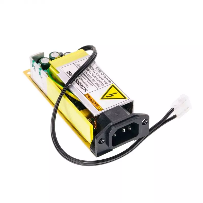 Netzteil MikroTik 24V2APOW, 24 V, 60 W, für den Innenbereich, schwarz/gelb