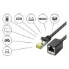 Goodconnections 8070VR-050S Ethernet-Patchkabel Schwarz