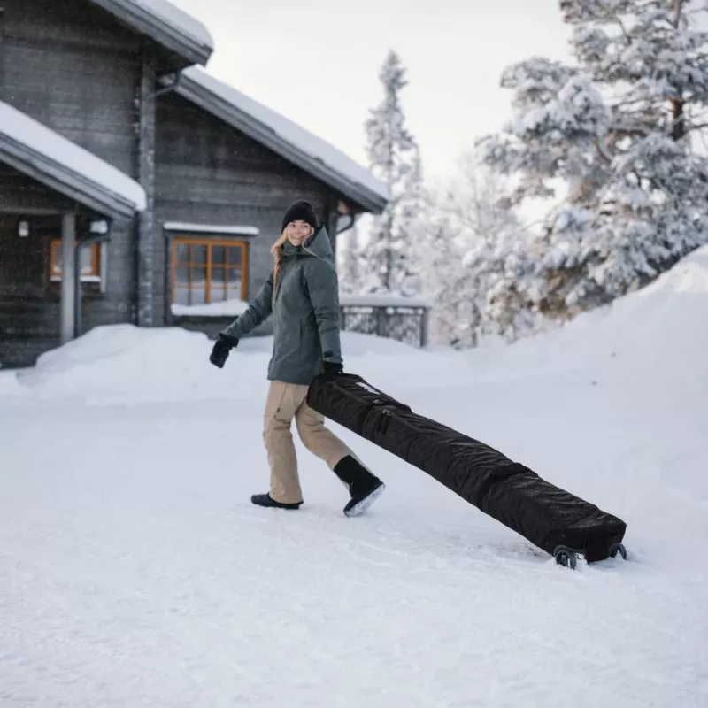Thule 5176 Roundtrip Rollender Snowboard-Tasche 165 cm Schwarz