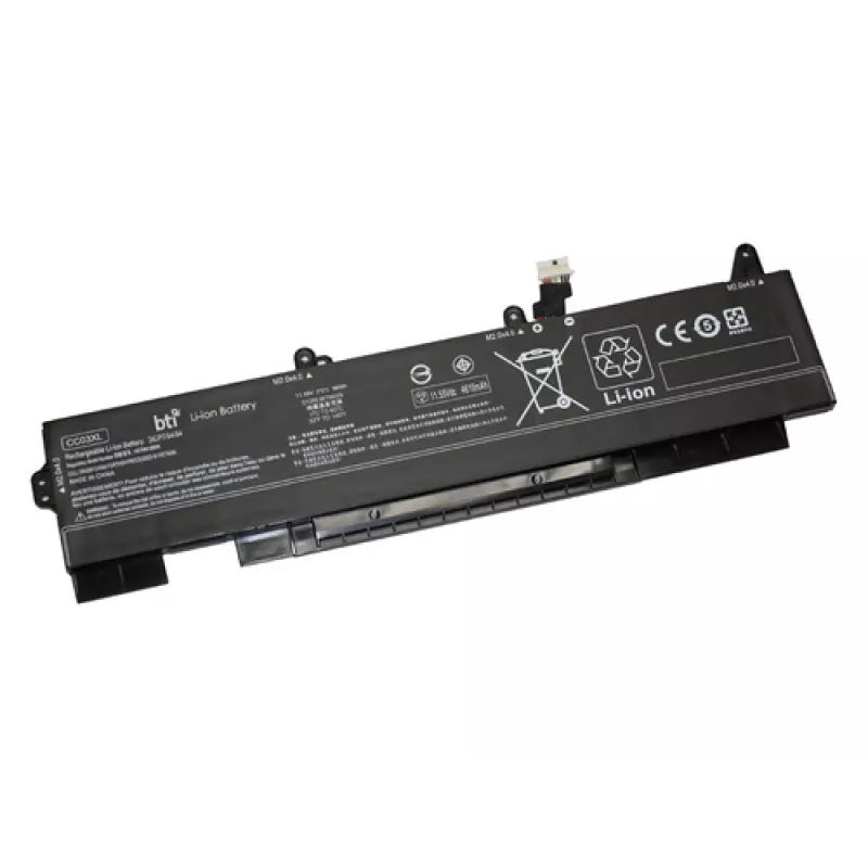 Ersatzakku BTI L77991-005, 3-Zellen, für HP 850 G7 / 855 G7 / 850 G8 / ZBook Firefly 15 G8, 11,55 V, 5850 mAh (68 Wh), schwarz