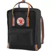 Rucksack Fjällräven Kånken Rainbow — Vinylon, 380×270×130 mm, Schwarz/Mehrfarbig