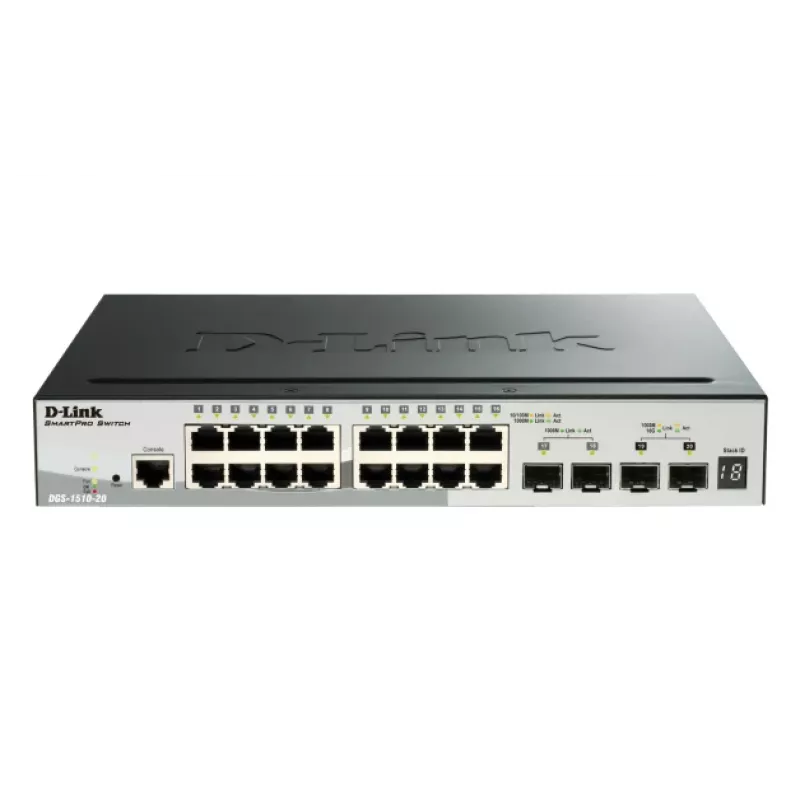 D-Link 52-Port Gigabit Stackable POE Smart Managed Switch inklusive 4 x 10G SFP+