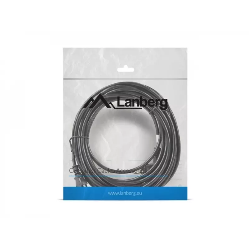 Lanberg CA-C13C-11CC-0100-BK Stromkabel Schwarz 10 m C13 Kupplung CEE7/7